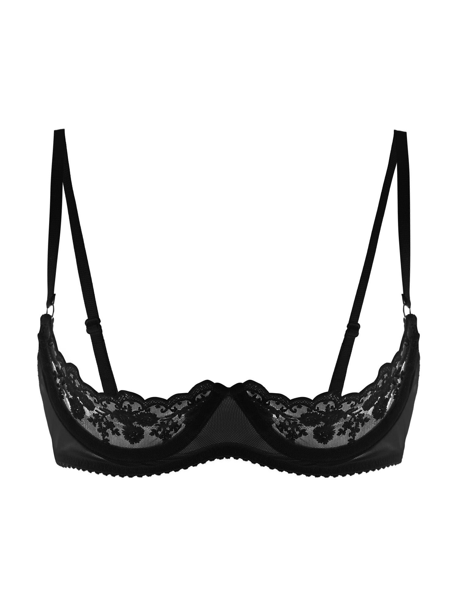 Underwear - Vrouwen sexy open cups bh pure