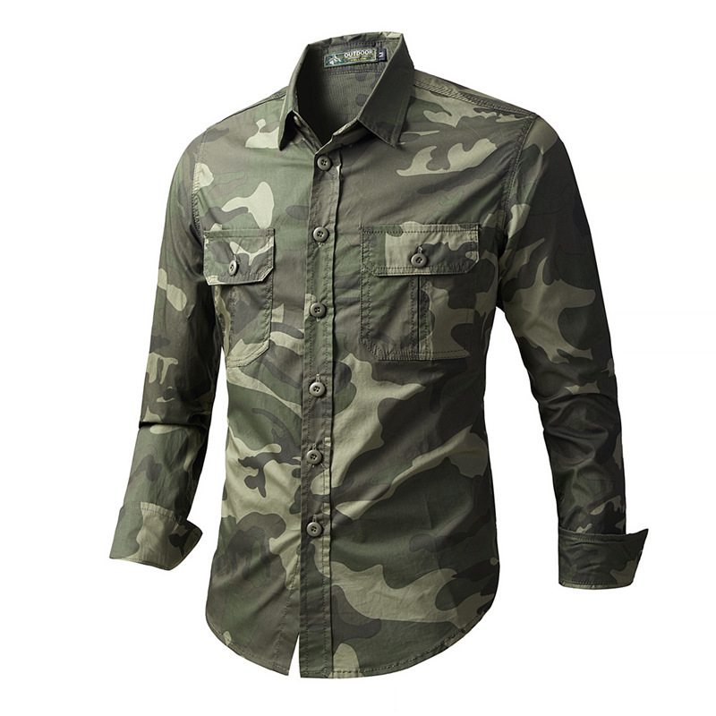 Tactical Military Shirt Cargo - Lente Herfst Heren Tactische Cargo Shirts