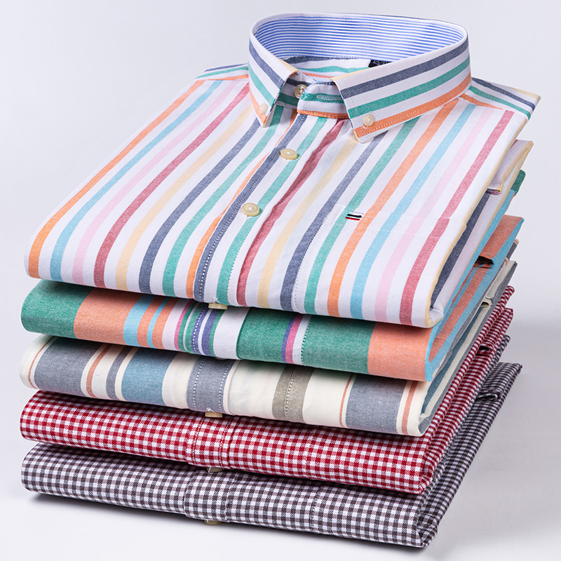 Oxford Cotton Casual Shirt Business - Puur Katoen Hoge Kwaliteit Business Casual