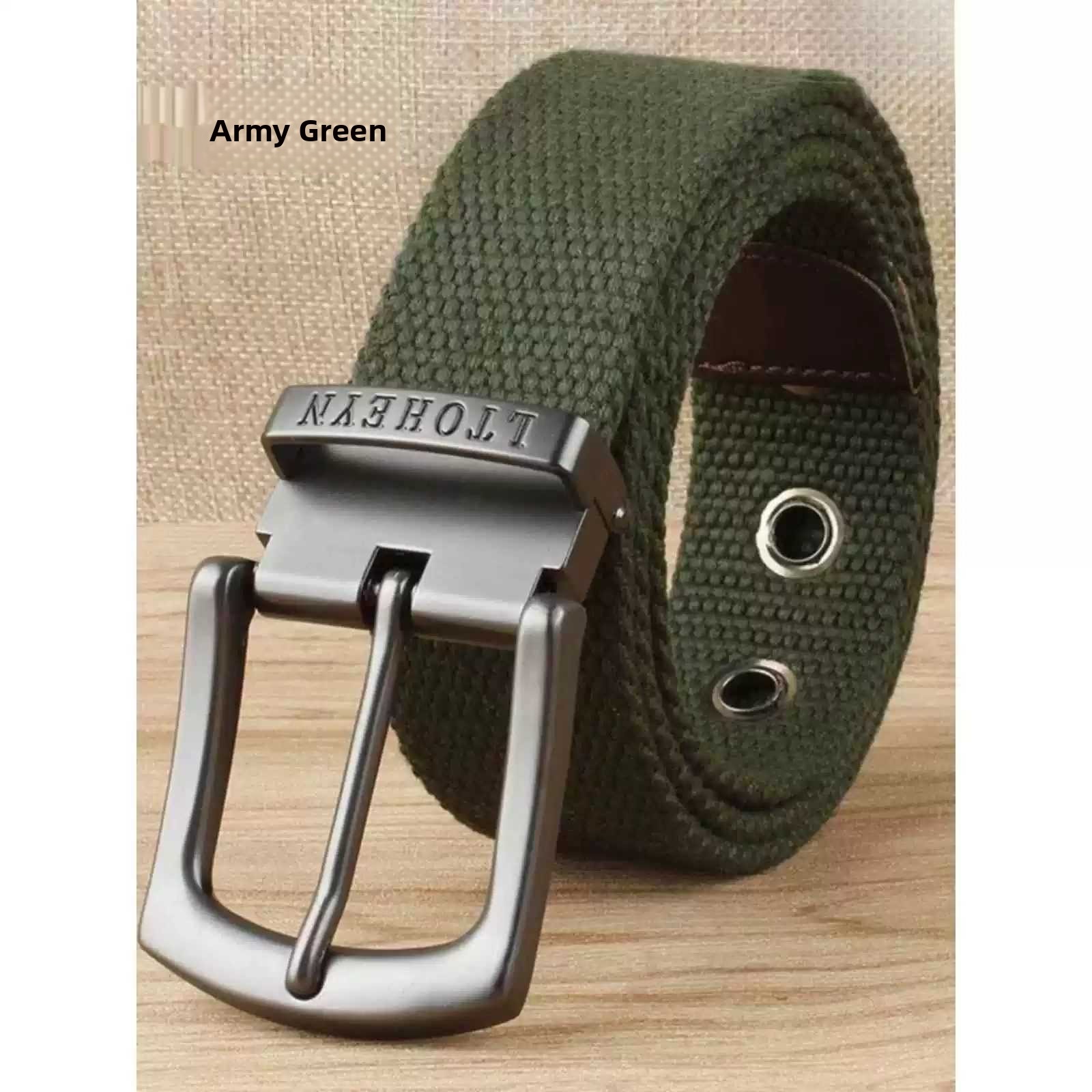 Jeans - Lange riem voor heren, canvas riem