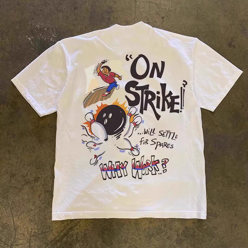 Short Sleeve Bowling Shirt Retro - Waarom werken aan Amerikaanse retro T-shirts
