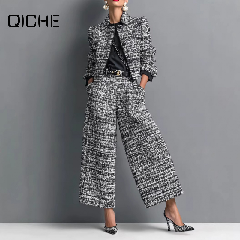 Jackets - QICHE Nieuwe 2026 Dames Europese Matchende