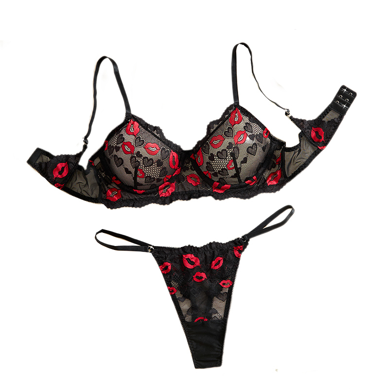 Underwear - Transparant kantondergoed sexy lingerie set dames