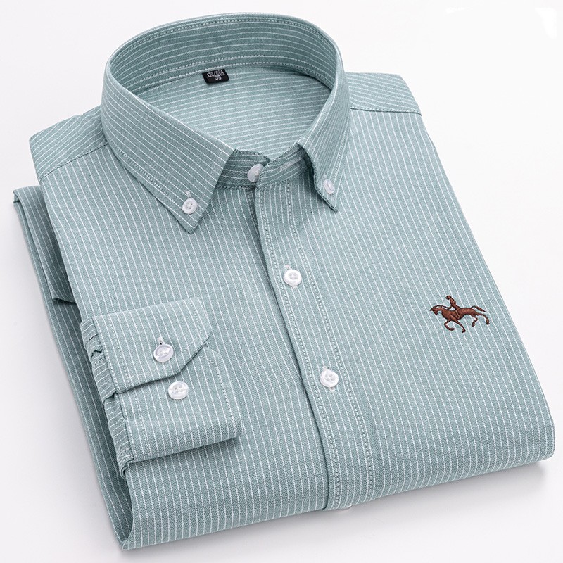 Oxford Cotton Casual Shirt Business - Kwaliteit 100% katoenen Oxford-shirt voor heren