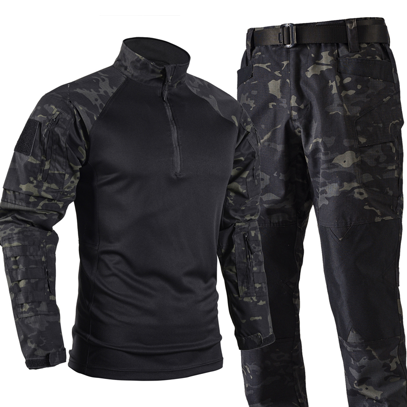 Tactical Military Shirt Cargo - Tactische gevechtsuniformsets voor heren, zomer, ademend