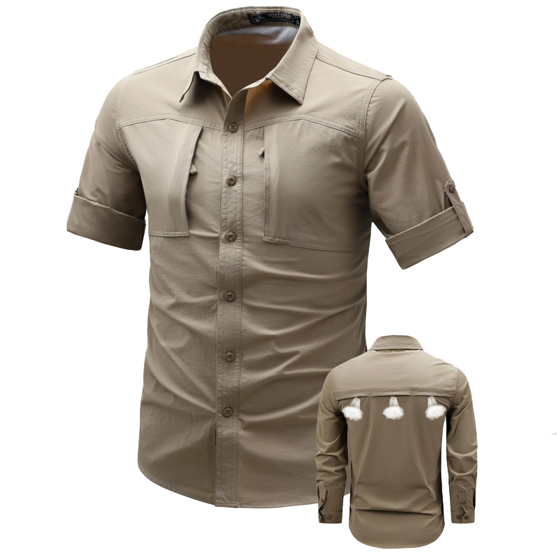 Tactical Military Shirt Cargo - Lente Herfst Heren Cargo-shirts met lange