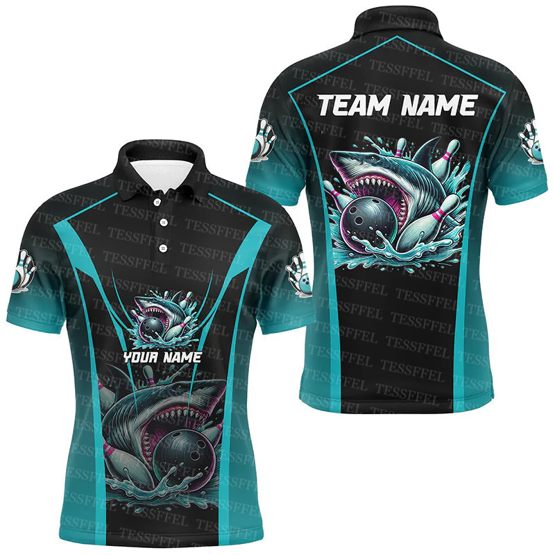 Short Sleeve Bowling Shirt Retro - Aangepaste Naam Graffiti Vlam Gradiënt Bowling