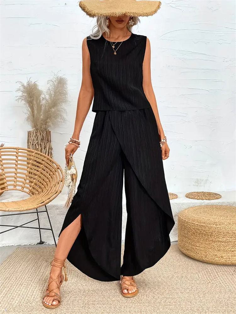 T-Shirts - Modieus setje, ontspannen oversized comfortabel setje,