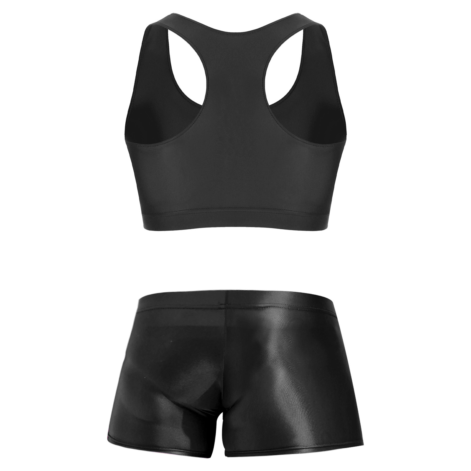 Heren Glanzende Rekbare Fitnes - Underwear recensie en prijs