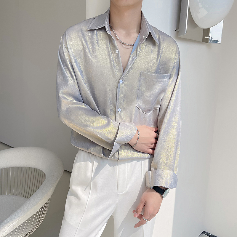 Sexy Zijde Satijn Shirts voor  - Mens Satin Silk Dress Shirt recensie en prijs