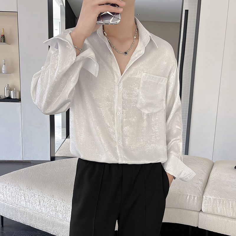 Sexy Zijde Satijn Shirts voor  - Mens Satin Silk Dress Shirt recensie en prijs