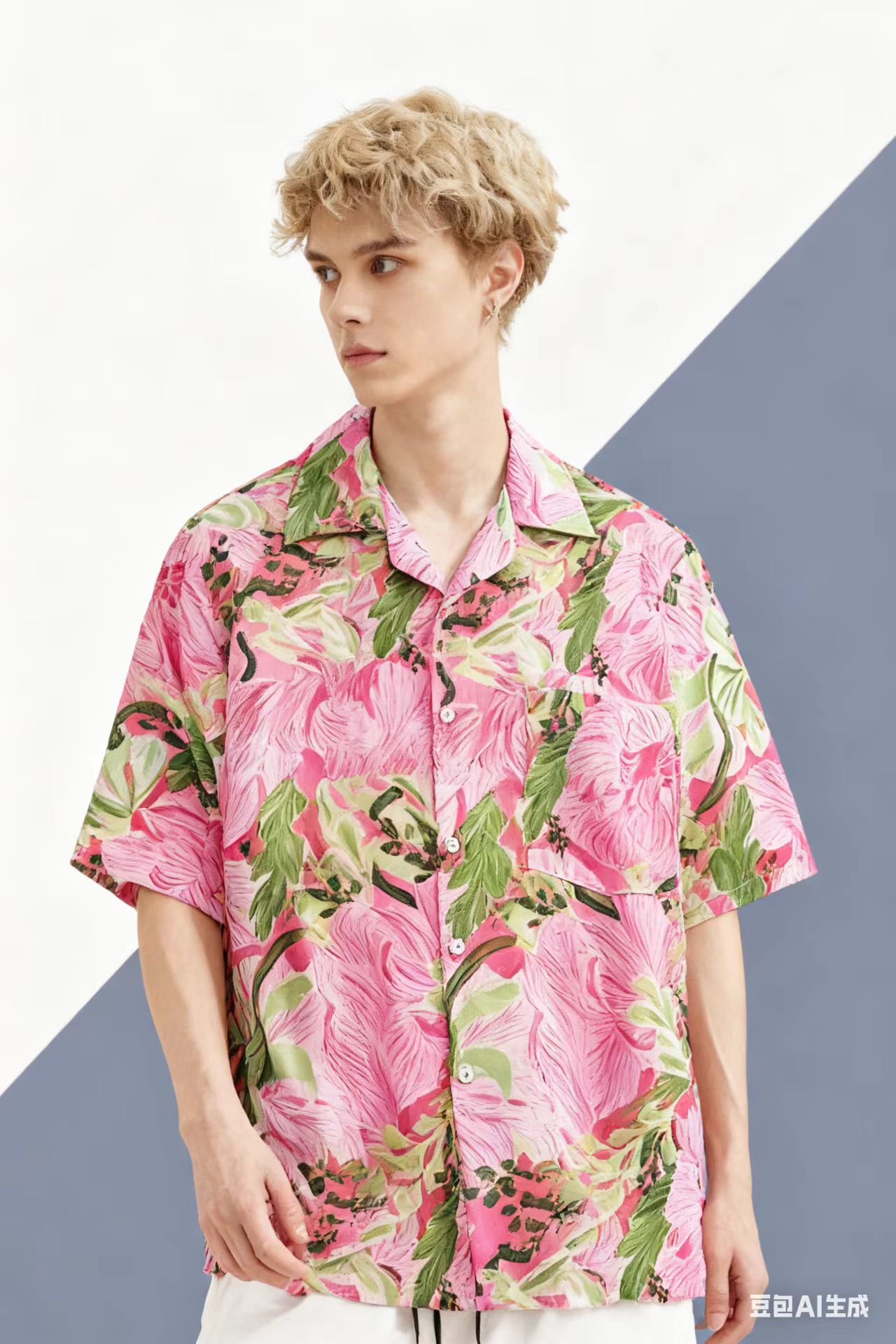 Vintage Strand Blusas Roeping  - Vintage Hawaiian Floral Shirt recensie en prijs