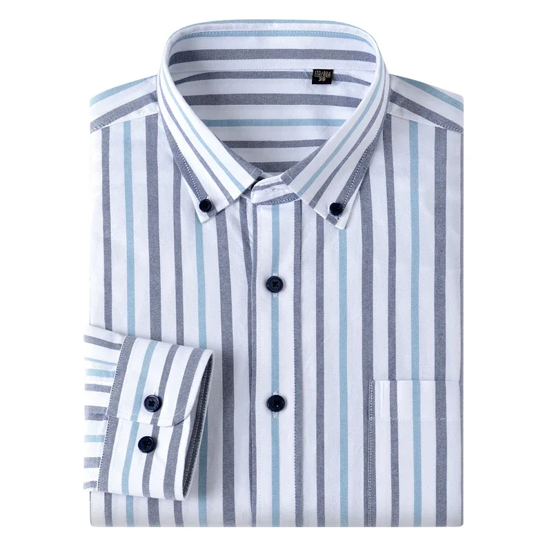 Hoge Kwaliteit Lange Mouw Voor - Oxford Cotton Casual Shirt Business recensie en prijs