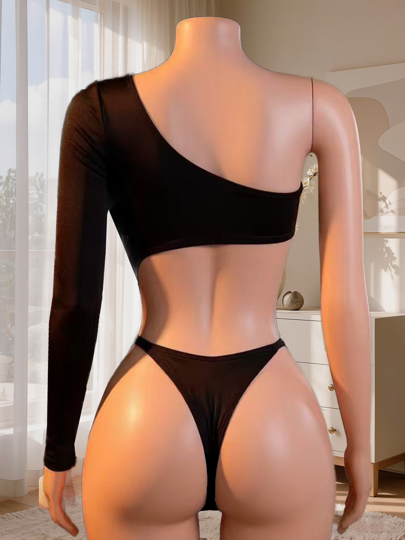 Dames bodysuit met één schoude - Underwear recensie en prijs