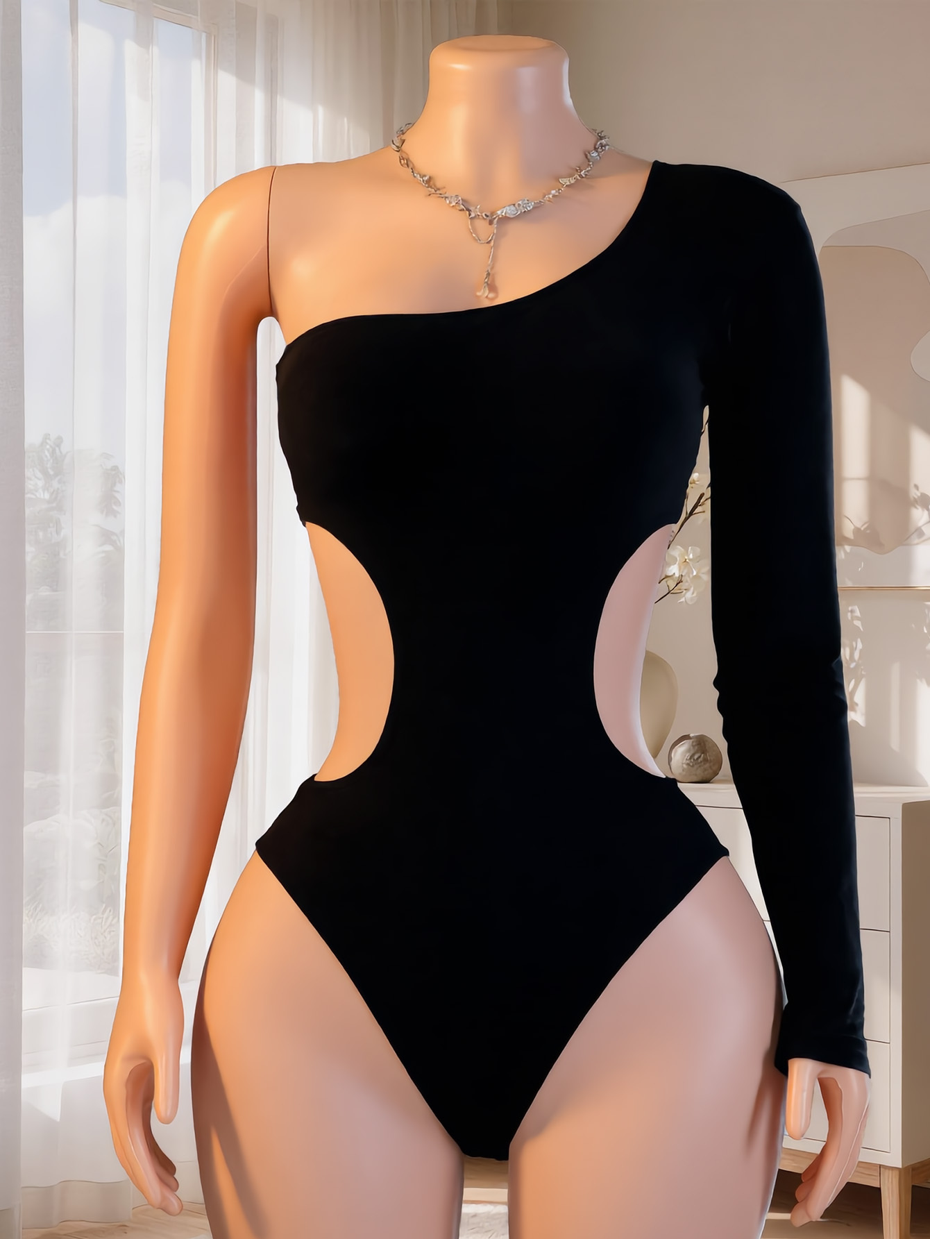 Dames bodysuit met één schoude - Underwear recensie en prijs