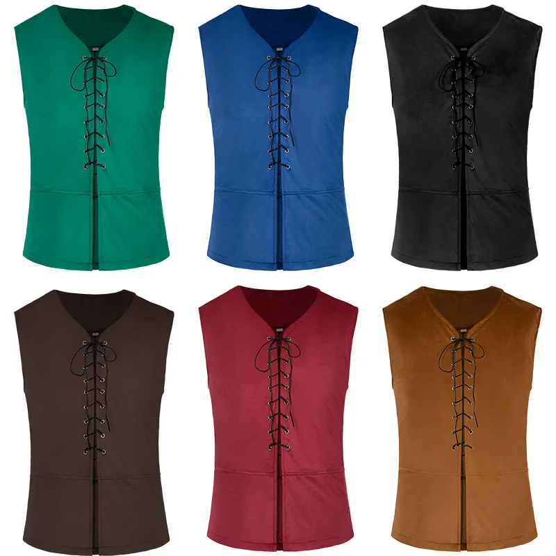 Middeleeuwse shirts gotische s - Medieval Gothic Lace Up Pirate Shirt recensie en prijs
