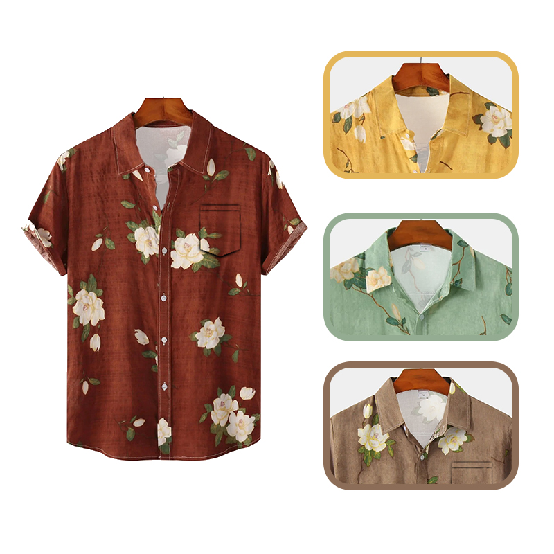 Heren Hawaiiaanse Stijl Shirt  - Vintage Hawaiian Floral Shirt recensie en prijs