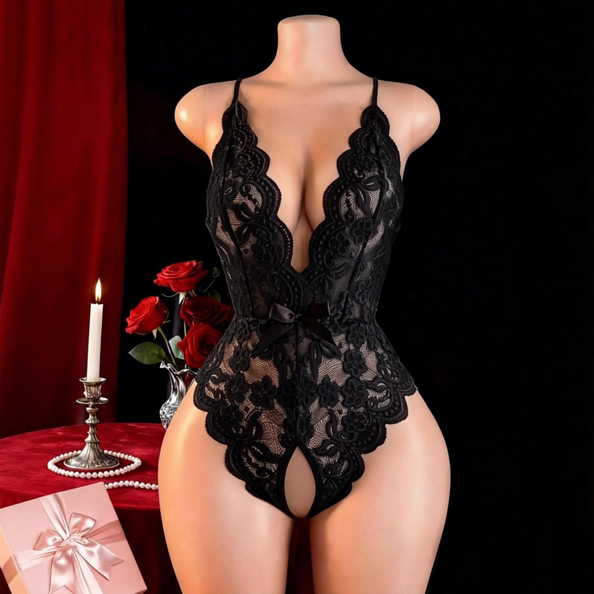Hot Crotchless sexy lingerie v - Underwear recensie en prijs