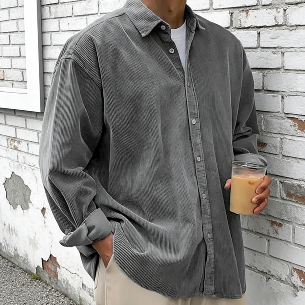 Nieuw corduroy overhemd voor h - Corduroy Button Up Shirt Men recensie en prijs