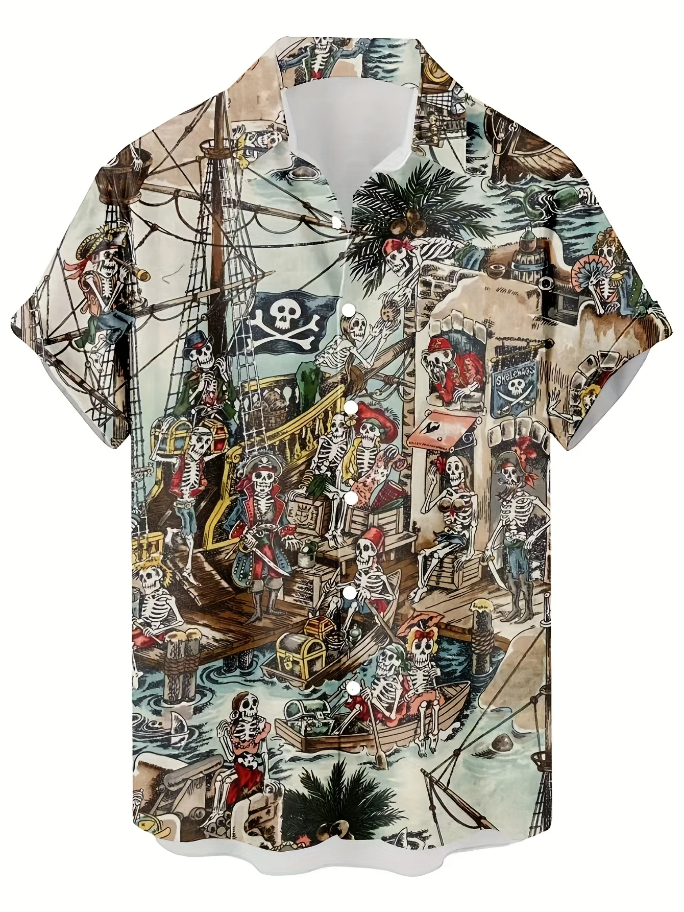 Heren Vintage Klassieke Auto P - Vintage Hawaiian Floral Shirt recensie en prijs