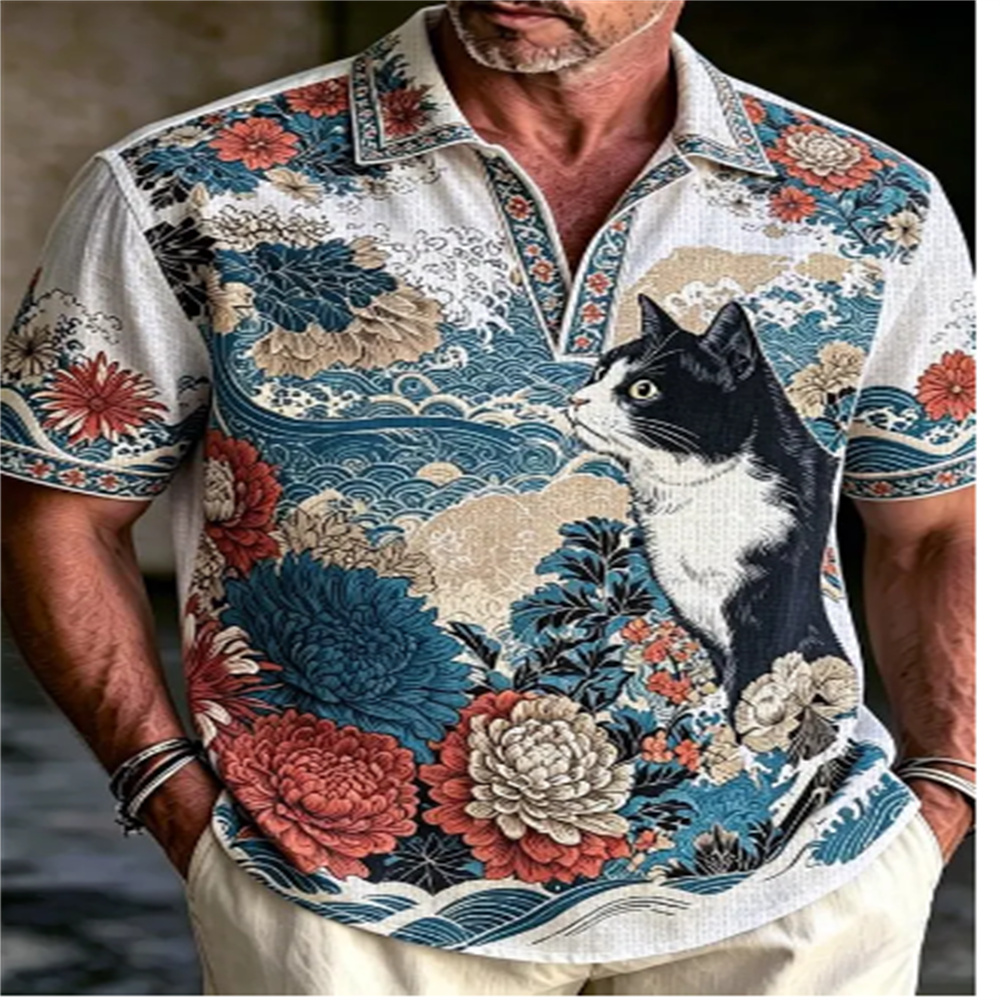 Herenshirt met korte mouwen, v - Vintage Hawaiian Floral Shirt recensie en prijs
