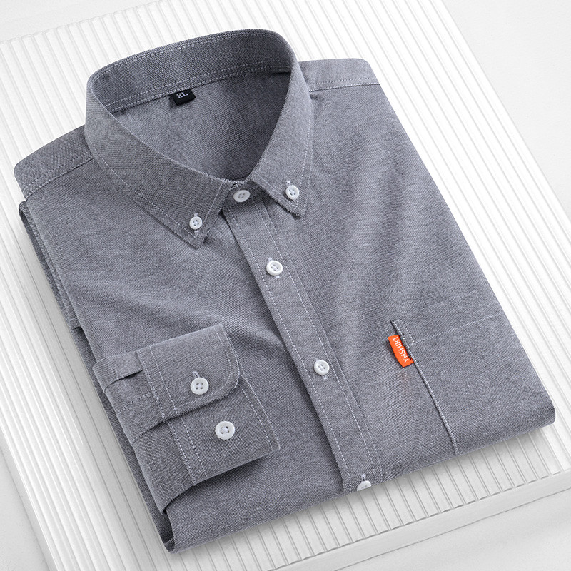 100% puur katoen heren zakelij - Oxford Cotton Casual Shirt Business recensie en prijs