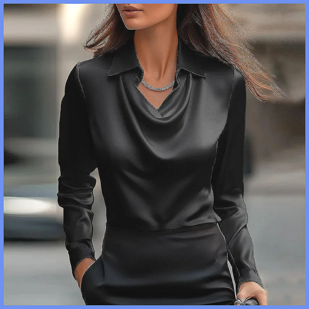 Vintage satijnen blouse dames  - Shirts recensie en prijs