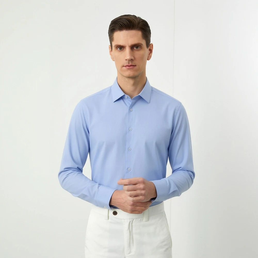 Heren Business Casual overhemd - Breathable Bamboo Fiber Shirt Non Iron recensie en prijs