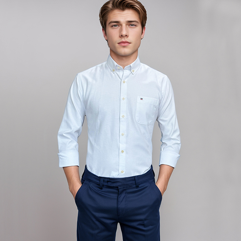 Heren overhemd van 100% katoen - Oxford Cotton Casual Shirt Business recensie en prijs