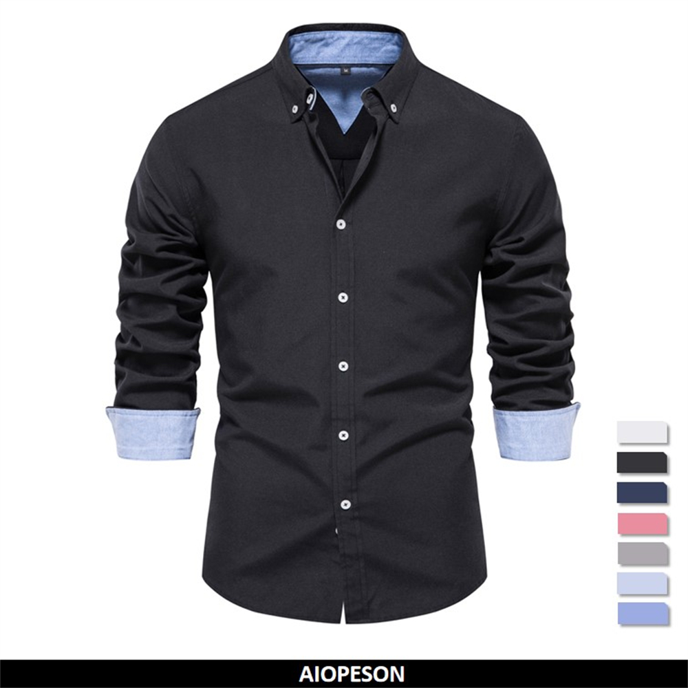 Aiopeson 2023 Nieuw Herfst Kat - Oxford Cotton Casual Shirt Business recensie en prijs