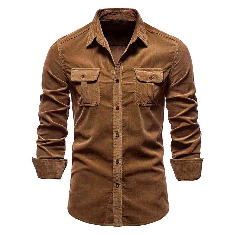 Nieuw corduroy overhemd voor h - Corduroy Button Up Shirt Men recensie en prijs