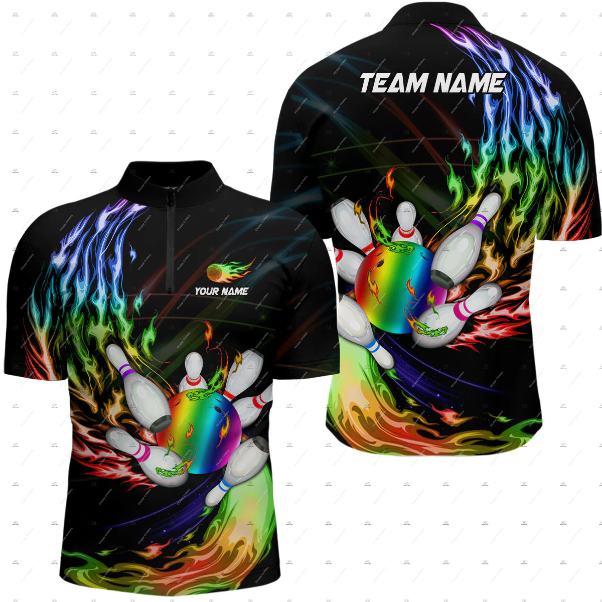 Aangepaste naam Bowling Skull  - Short Sleeve Bowling Shirt Retro recensie en prijs