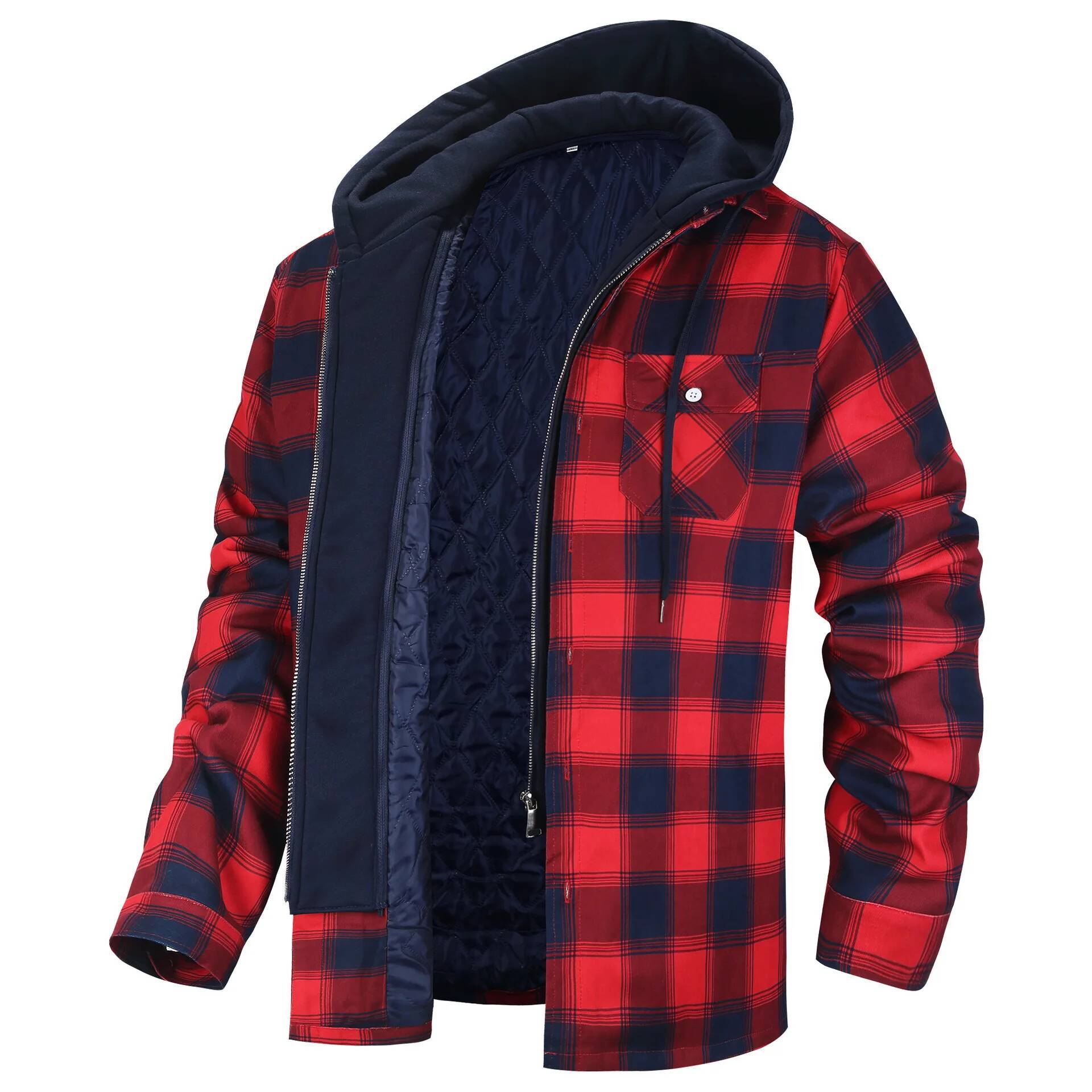 Winter flanel geruite jas here - Flannel Plaid Shirt Heavy Weight recensie en prijs