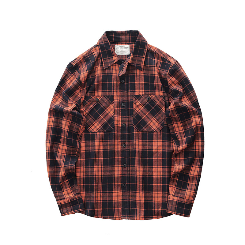 Herfst Nieuwe Japanse Retro 30 - Flannel Plaid Shirt Heavy Weight recensie en prijs