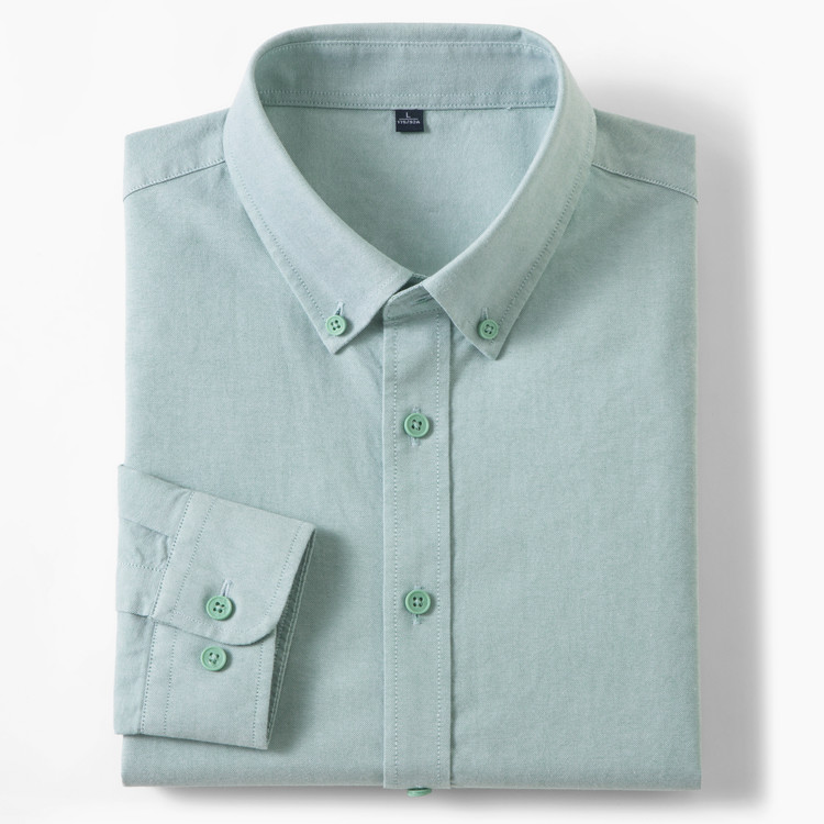 2026 Nieuw IN Heren 100% Katoe - Mandarin Collar Formal Shirt Slim Fit recensie en prijs