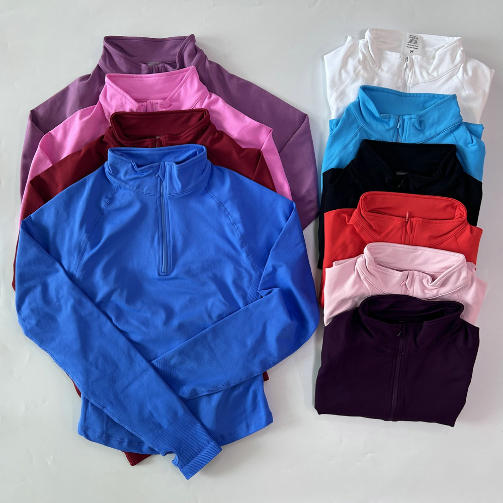 Geen logo yoga-jas met halfrit - Jackets recensie en prijs