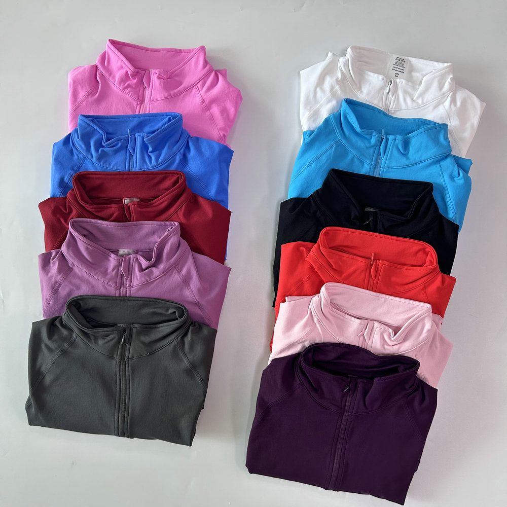 Geen logo yoga-jas met halfrit - Jackets recensie en prijs