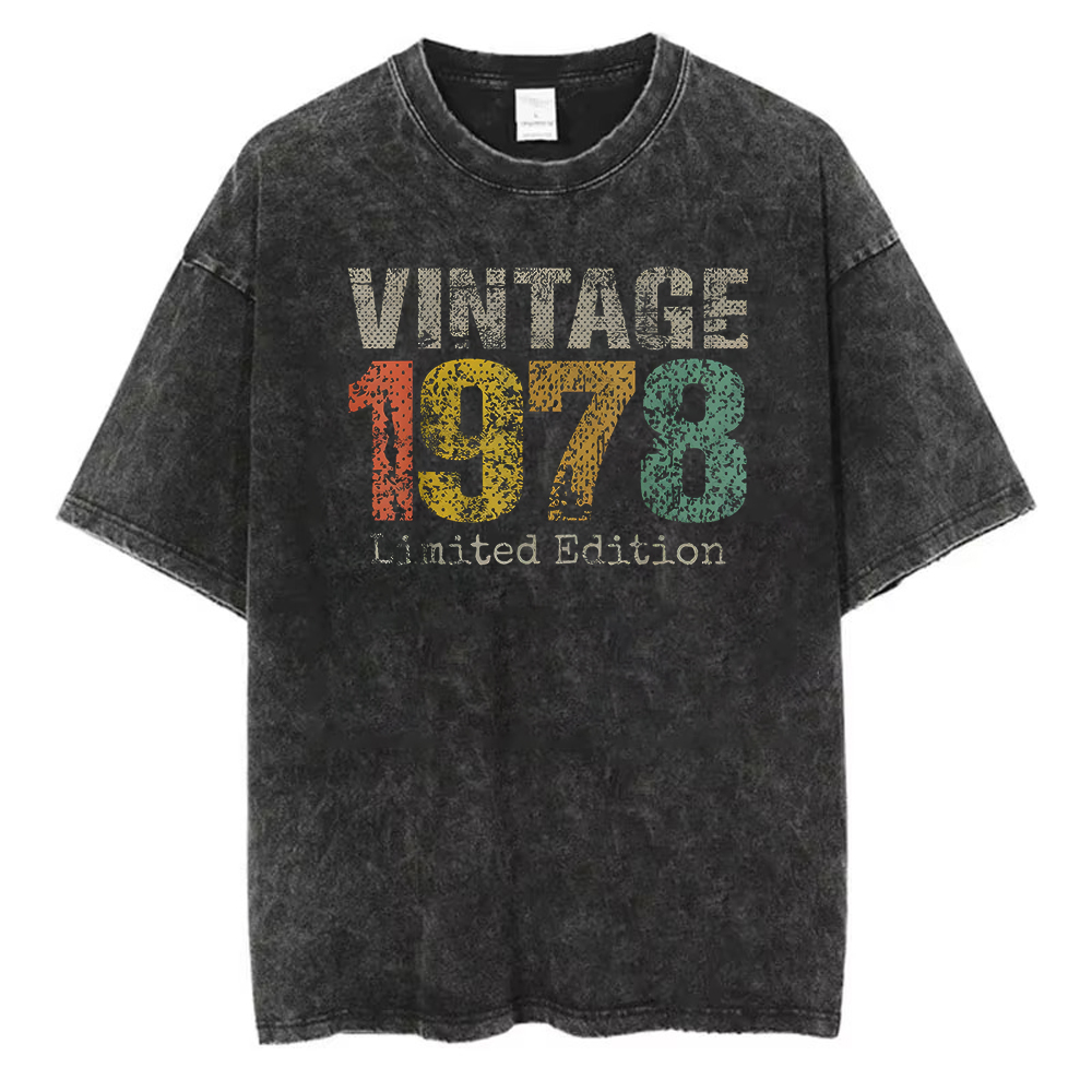 1978 Limited Edition T-shirt v - Acid Wash Vintage Graphic T Shirt recensie en prijs