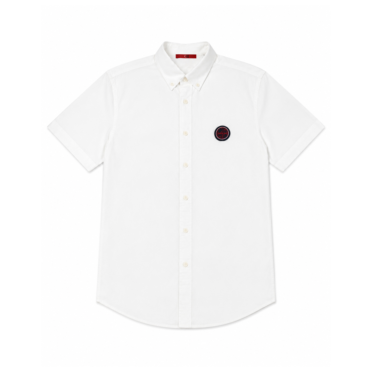 CH Heren Wit Oxford Korte Mouw - Oxford Cotton Casual Shirt Business recensie en prijs
