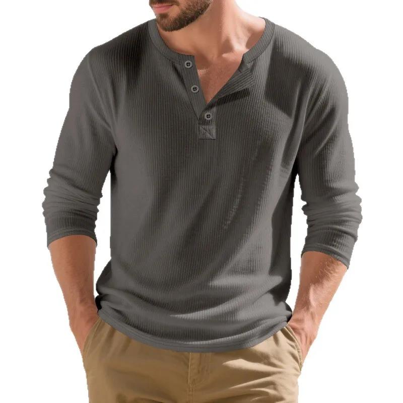 Heren T-shirt Lente Knoop Lang - Corduroy Button Up Shirt Men recensie en prijs