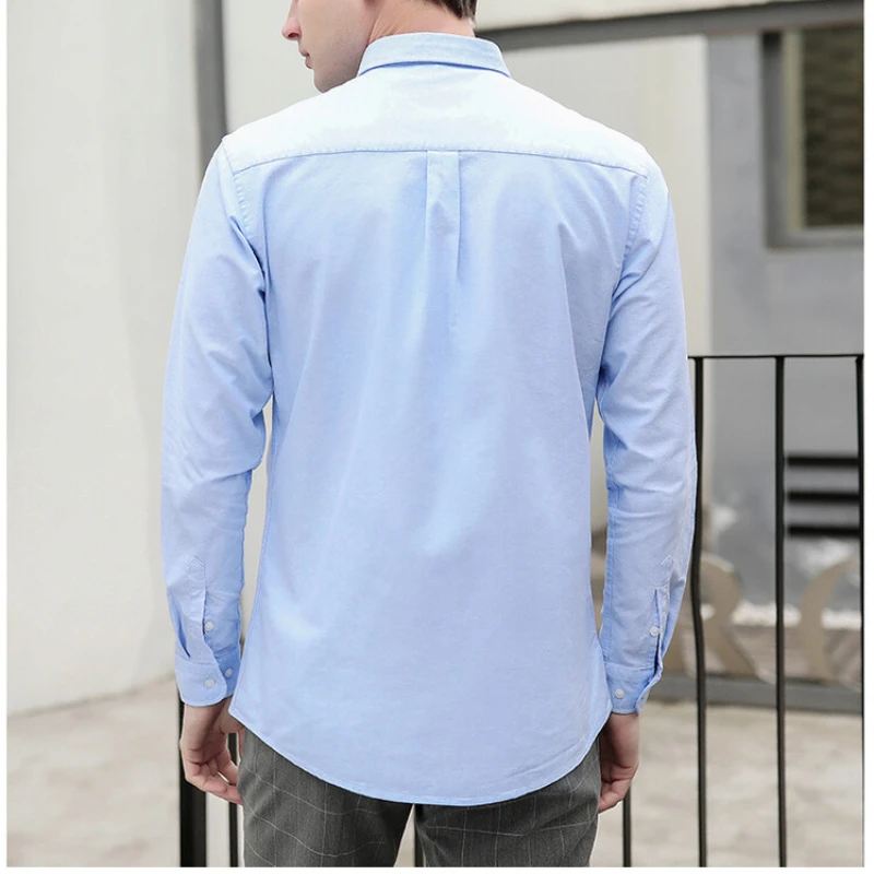 Nieuw Heren Oxford Overhemd 76 - Oxford Cotton Casual Shirt Business recensie en prijs